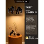 Подвесная люстра Divinare TWINS 1092/06 PL-30