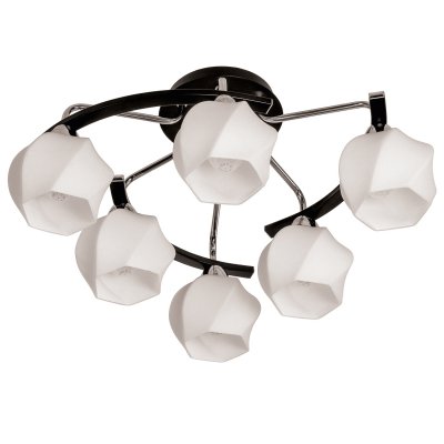 Потолочный светильник Экономсвет 10937/6CR+BK MK