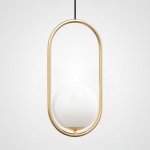 Подвесной светильник Matthew McCormick hoop 40 Gold MILA Pendant ImperiumLoft 109503-22