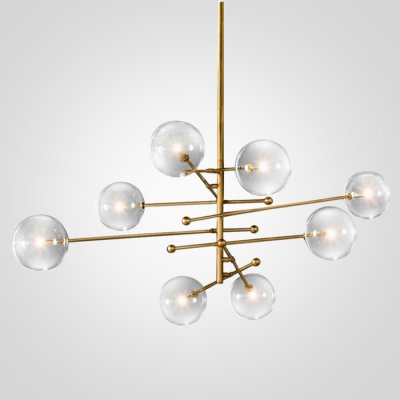 Подвесной светильник ImperiumLoft Globe Mobile 8 brass KG0835P-8 brass ImperiumLoft 109507-30