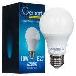 Экономсвет 10W GERHORT A60 LED 4200K E27