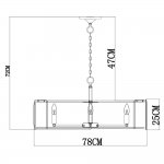 Подвесной светильник Divinare 1100/02 SP-8 OSTIN
