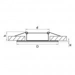 Светильник встраиваемый Lightstar 11004 Banale