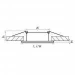 Светильник встраиваемый Lightstar 11030 Lega 16