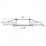Светильник встраиваемый Lightstar 11032 Lega 16