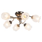 Люстра классическая Экономсвет 11055/6PB+FGD WT