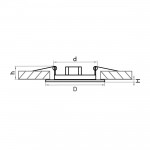 Светильник встраиваемый Lightstar 11075 Teso fix