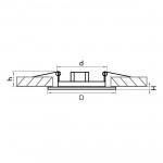 Светильник встраиваемый Lightstar 11084 Teso adj