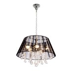 Потолочный абажур Экономсвет 11101/5CR WT BK