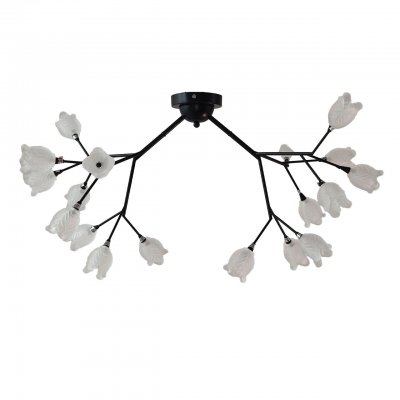 Люстра в стиле модерн 11112/18BK WT Экономсвет