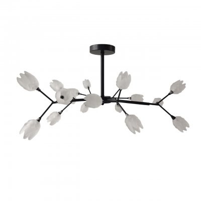 Люстра в стиле модерн 11115/18BK WT Экономсвет