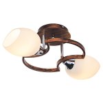 Светильник ЭкономСвет 11126/2CR+BR WT