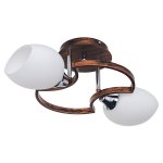 Светильник ЭкономСвет 11126/2CR+BR WT