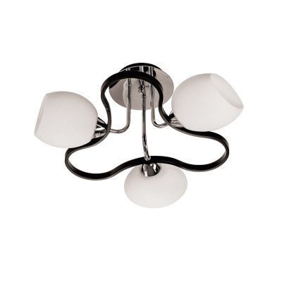 Люстра еврокаркас Экономсвет 11126/3CR BK WT Люстра еврокаркас Экономсвет 11126/3CR BK WT