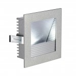 SLV 111290 FRAME CURVE LED Einbau- leuchte, eckig, silbergrau, neutralweisse LED
