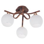 Светильник ЭкономСвет 11154/3FGD+BR WT