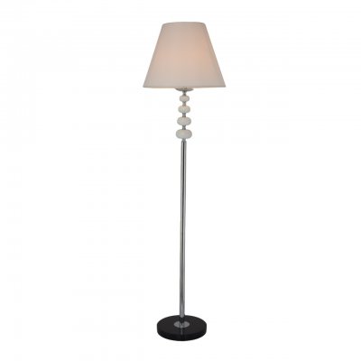 Торшер классический 11165/1F CR+BK WT ЭкономСвет