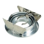 SLV 111696 NEW TRIA MR16 ROUND Downlight, alu brushed, max. 50W, inkl. Blattfedern