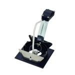 SLV 111720 NEW TRIA I GU10 Downlight, eckig, mattschwarz, max. 50W, inkl. Blattfedern