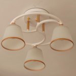 Люстра классическая 11171/3WT+GD WT+GD Экономсвет