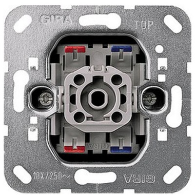 Gira Мех Выключатель 1-клавишный 2-х полюсный (возм контрольная подсветка) (G11200)