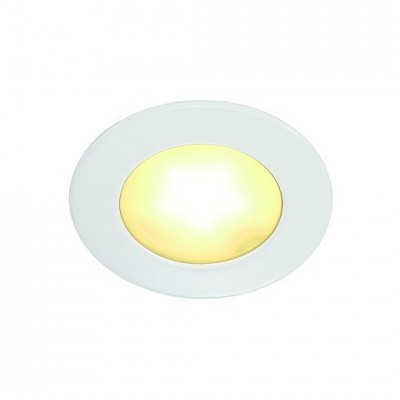 SLV 112221 Downlight, DL 126 LED, rund, weiss, 2,8W LED, warmweiss,12V