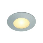 SLV 112344 AITES LED ROUND f?r Installa- tionsdosen, silbergrau, 3000K