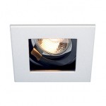 SLV 112471 INDI REC 1S Downlight eckig, mattweiss, GU10, max. 50W, kardanisch