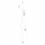 Подвесной светильник Divinare 1125/01 SP-10 CLIFF