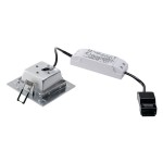 SLV 112726 FRAME BASIC, LED Set, Down- light, alu brushed, 6W, 3000K, inkl. Treiber