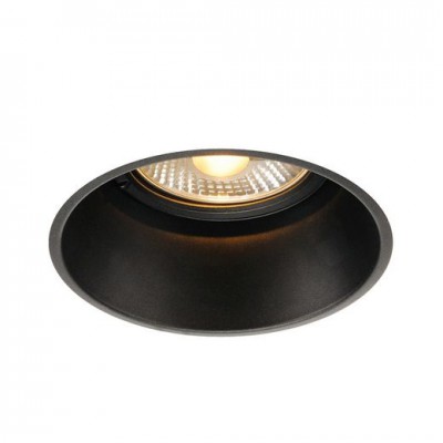 SLV 113170 HORN-T Einbauleuchte, QPAR111, mattschwarz, GU10, max. 50W