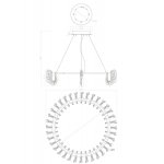 Светильник подвесной Divinare 1138/01 LM-125 ANNA