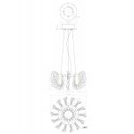 Светильник подвесной Divinare 1138/01 SP-36 ANNA