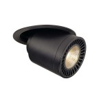 SLV 114120 SUPROS MOVE Deckeneinbau- leuchte, rund, schwarz, 3000lm 3000K, SLM LED, 60° Reflektor