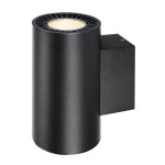 SLV 114140 SUPROS WALL Up/Down, rund, schwarz, 3000K, SLM LED, 60° Reflektor