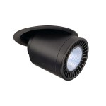 SLV 114170 SUPROS MOVE Deckeneinbau- leuchte, rund, schwarz, 3000lm 4000K, SLM LED, 60° Reflektor