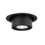 SLV 114170 SUPROS MOVE Deckeneinbau- leuchte, rund, schwarz, 3000lm 4000K, SLM LED, 60° Reflektor