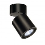 SLV 114180 SUPROS CL Deckenleuchte, rund, schwarz, 3000lm, 4000K, SLM LED, 60° Reflektor