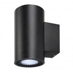 SLV 114190 SUPROS WALL Up/Down, rund, schwarz, 4000K, SLM LED, 60° Reflektor