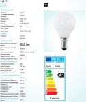 Лампа светодиодная P45 Eglo 11419