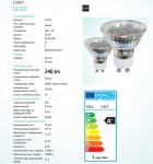 Лампа светодиодная 3W Gu10 Eglo 11427
