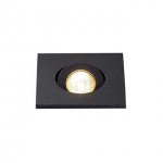 SLV 114400 NEW TRIA MINI DL SQUARE Set, mattschwarz, 30°, 3000K, inkl. Treiber, Clipfed.