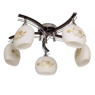 Потолочный светильник Экономсвет 11450/5WENGUE+CR WT