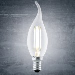 Лампа светодиодная филаментная "Свеча на ветру" Eglo 11497