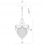 Светильник подвесной Divinare 1150/01 SP-2 Reggia