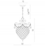 Светильник подвесной Divinare 1150/02 SP-3 Reggia