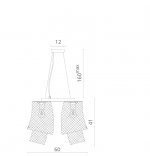 Светильник подвесной Divinare 1152/02 SP-4 Miracolo
