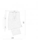 Светильник настенный Divinare 1152/03 AP-1 Miracolo