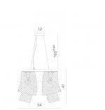 Светильник подвесной Divinare 1152/03 SP-3 Miracolo
