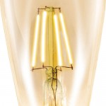 Лампа светодиодная филаментная ST64 (янтарь) Eglo 11521